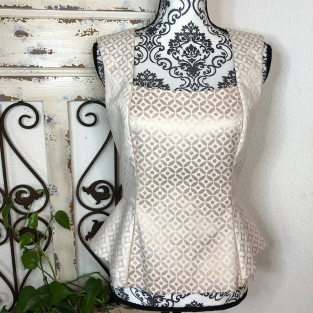 White House black market peplum style top